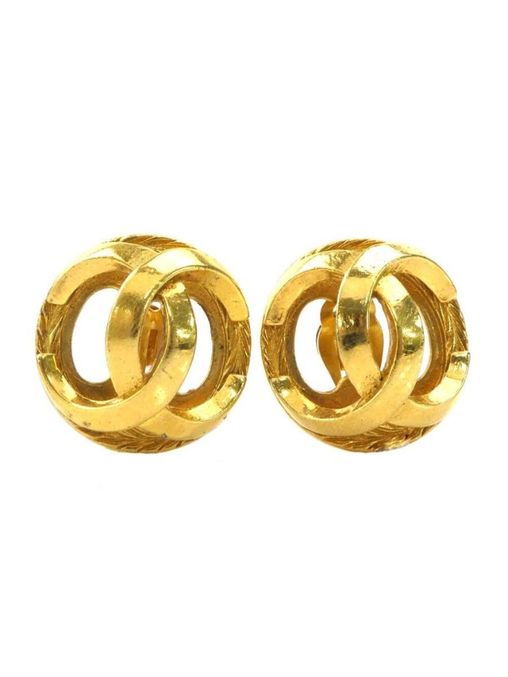 Chanel Earrings CC Logo